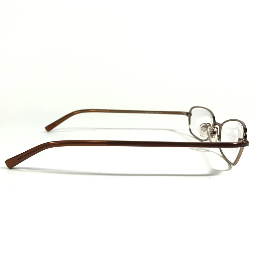 Nine West Eyeglasses Frames 90 01F5 Brown Round Cat Eye Full Rim 50-16-145